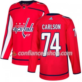 Adidas Maillot de Hockey Washington Capitals John Carlson 74 2017-2018 Rouge Authentic - Homme